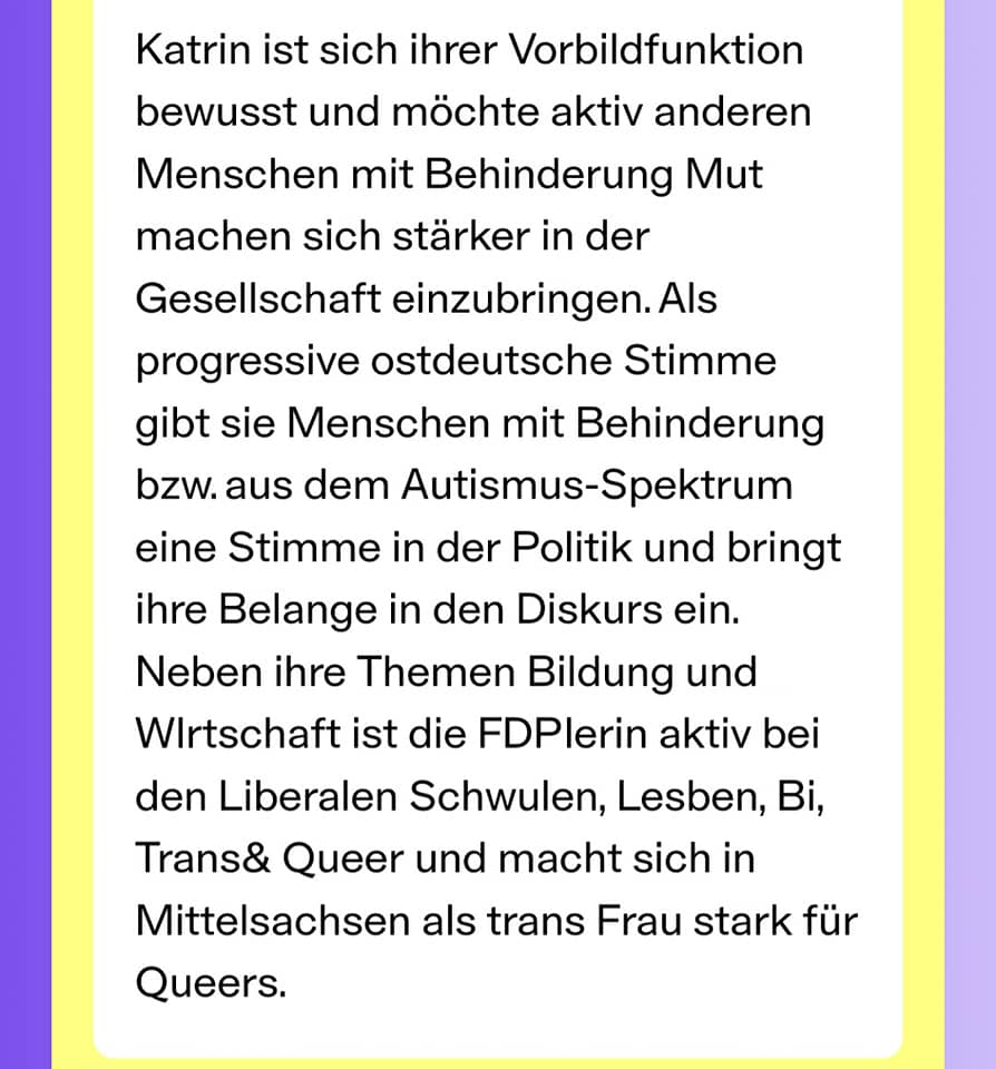 Beschreibungstext zur Nominierung