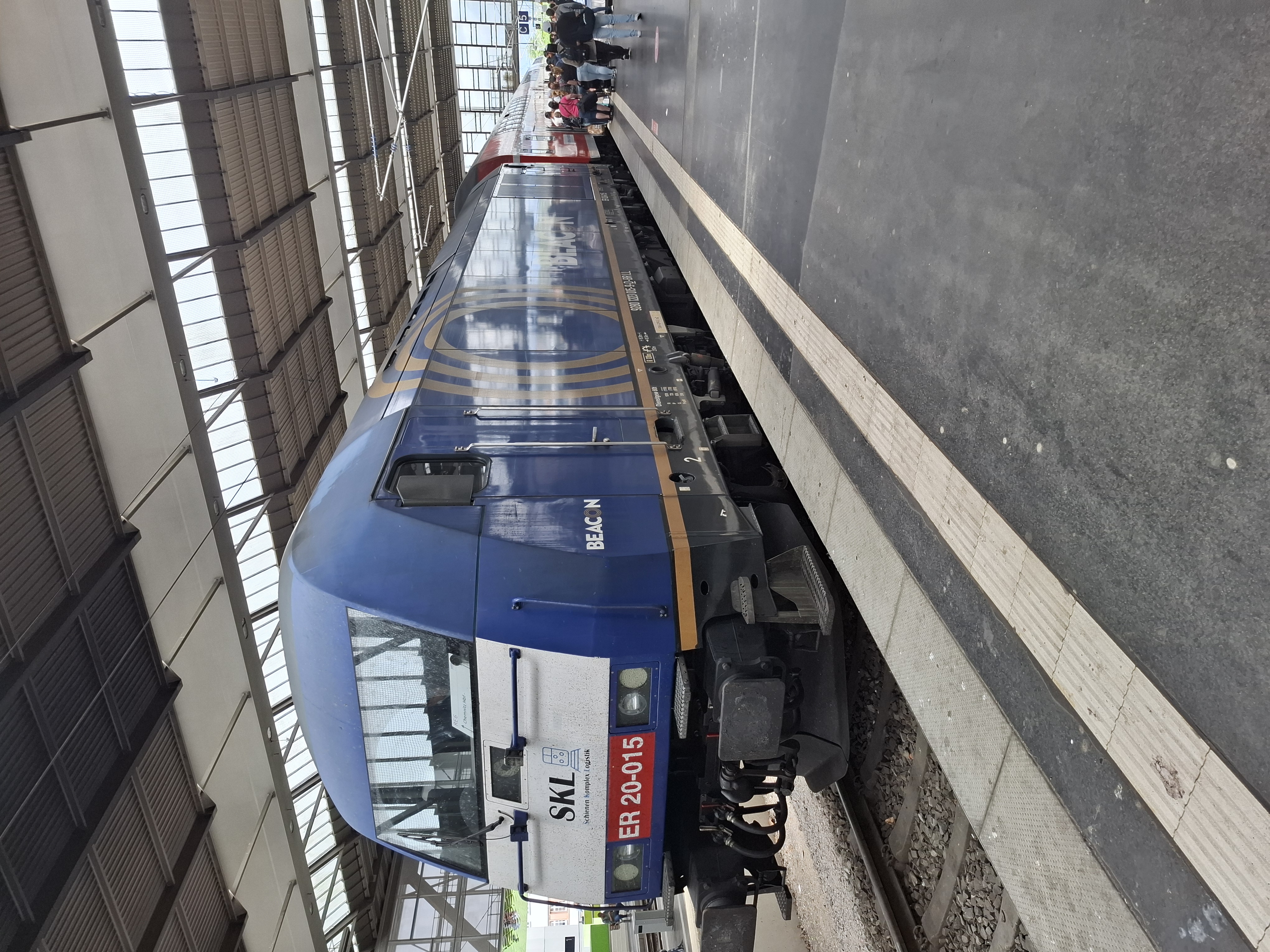 RE 6 im Chemnitzer Hauptbahnhof /Foto: Katrin Münch