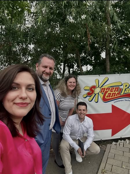 Svenja Hahn, Matthias Schniebel, Philipp Hartewig und Katrin Münch