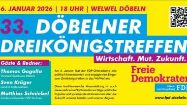 Einladung 33. Döbelner Dreikönigstreffen